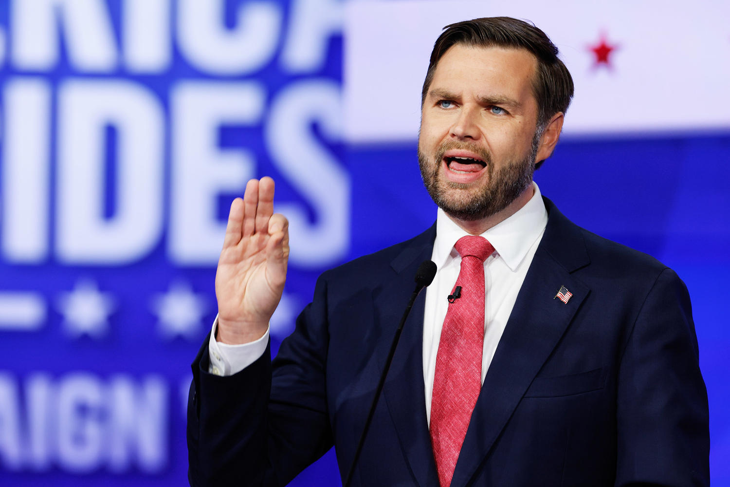 JD Vance’s debate performance was a masterclass on how to gaslight women