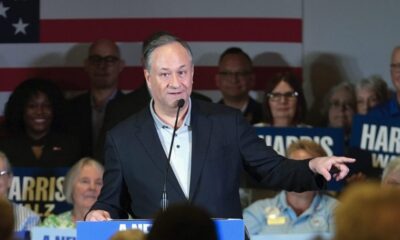 Emhoff: Trump vow to protect women ‘is yet more lies and more gaslighting’