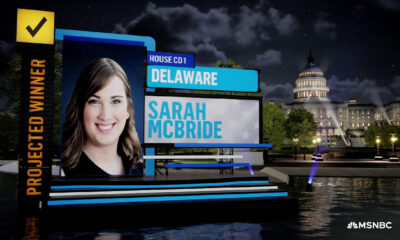 Sarah McBride to become first transgender member of Congress with projected win