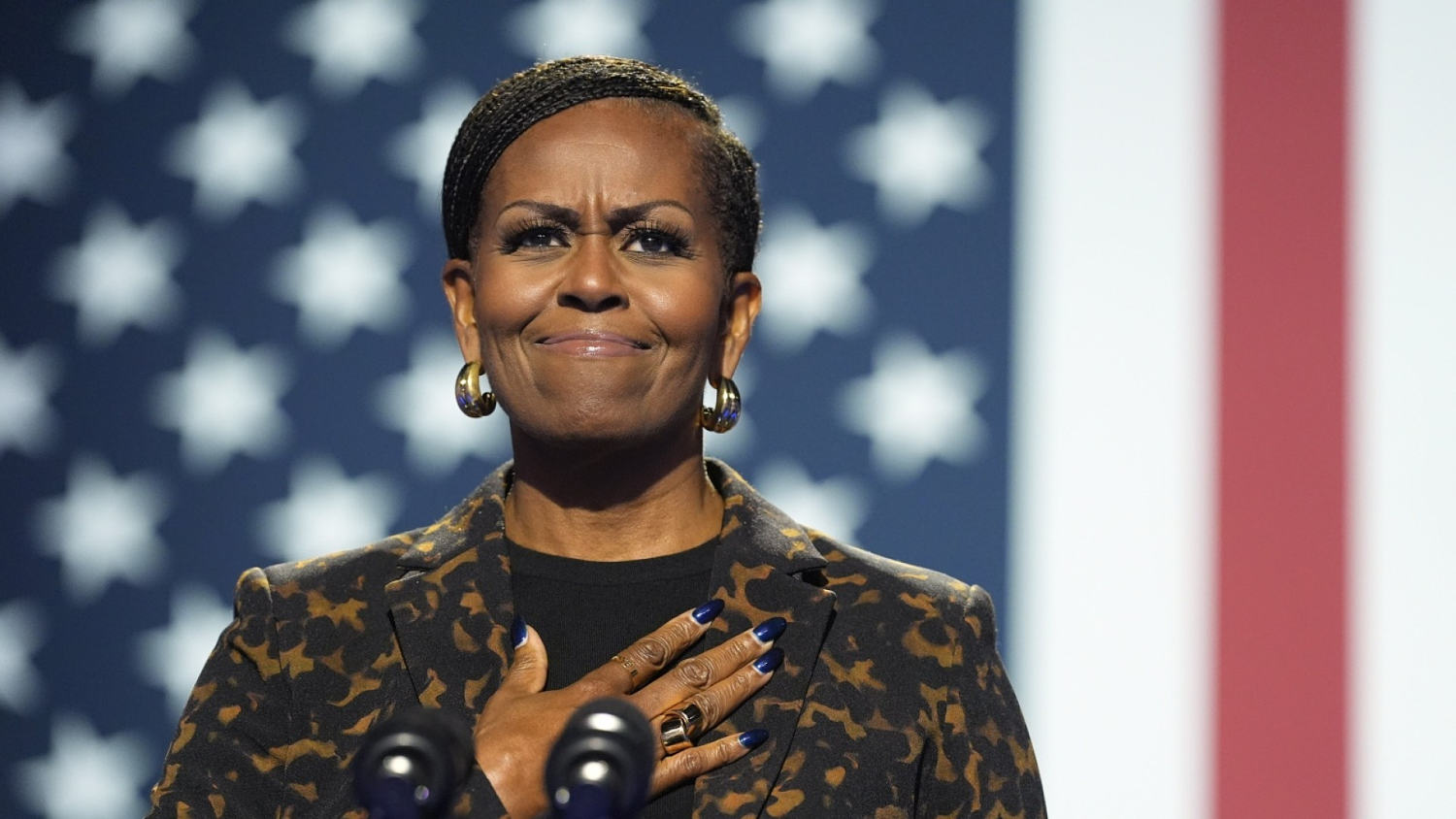 ‘Take our lives seriously’: Michelle Obama delivers powerful speech on women’s health