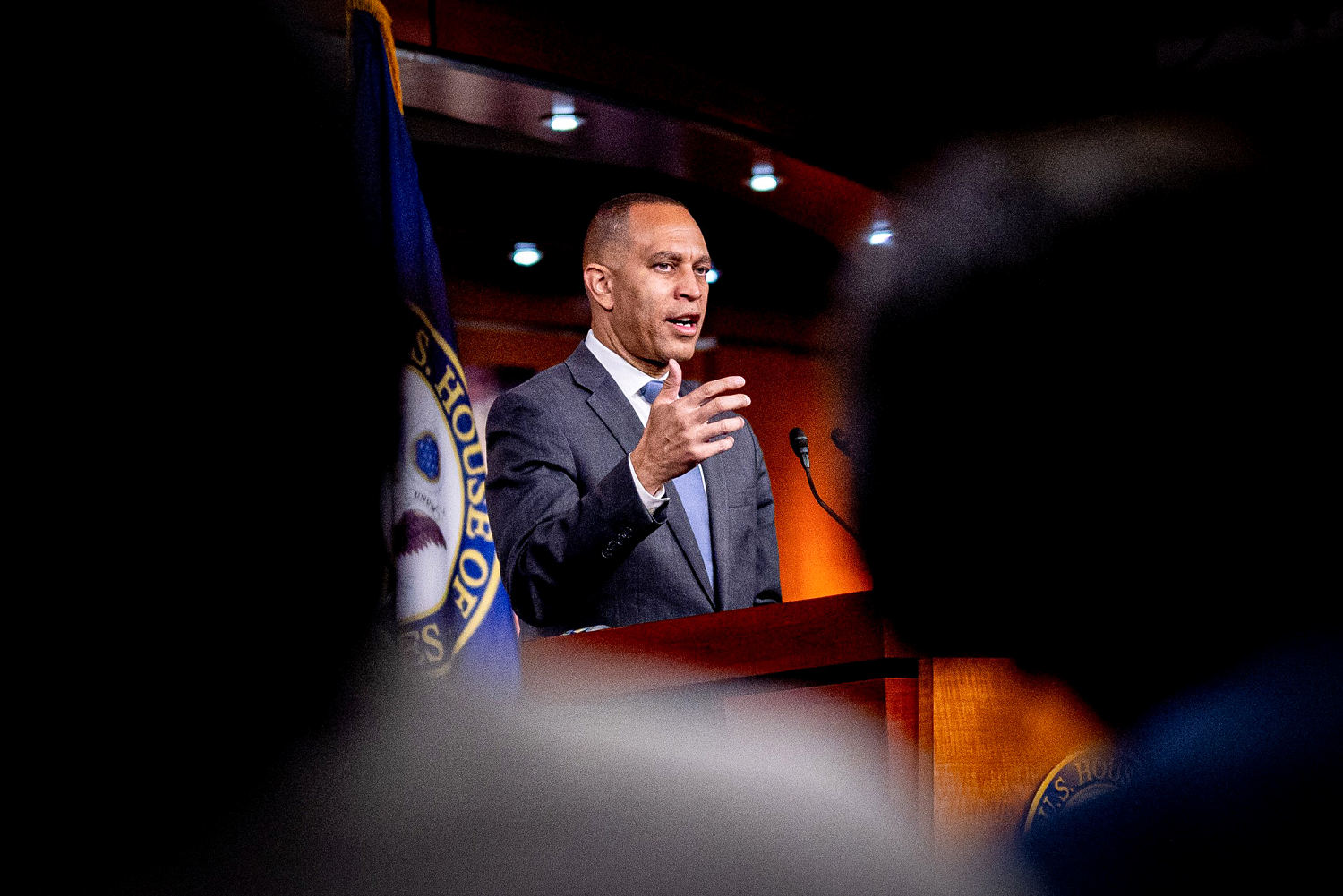 On Thanksgiving, Democrats targeted by swatting, bomb threats ‘signed with MAGA,’ Jeffries says