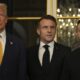 Trump meets with Macron, Zelensky in France