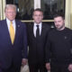 Surprise meeting held between Trump, Macron and Zelenskyy