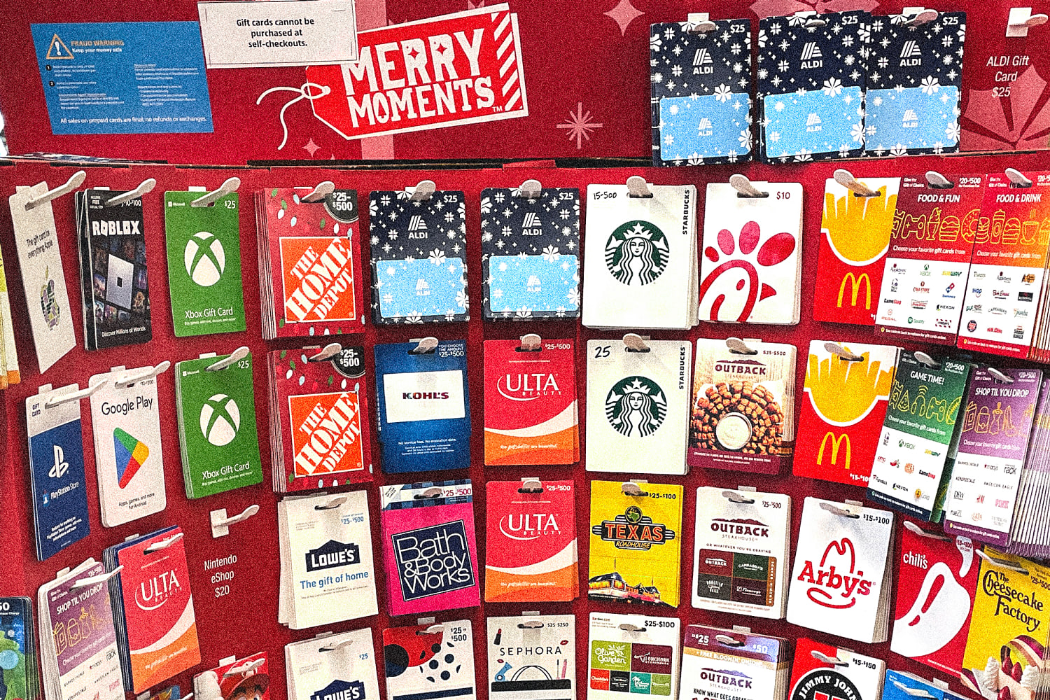 Yet another reason not to buy gift cards as holiday presents