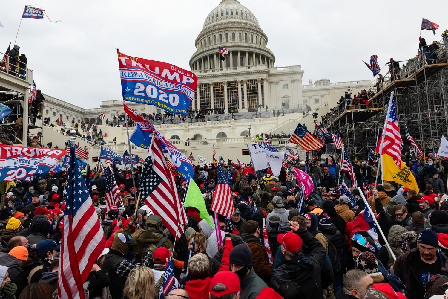 Trump’s rhetoric about Jan. 6 rioters takes a weird and unexpected turn