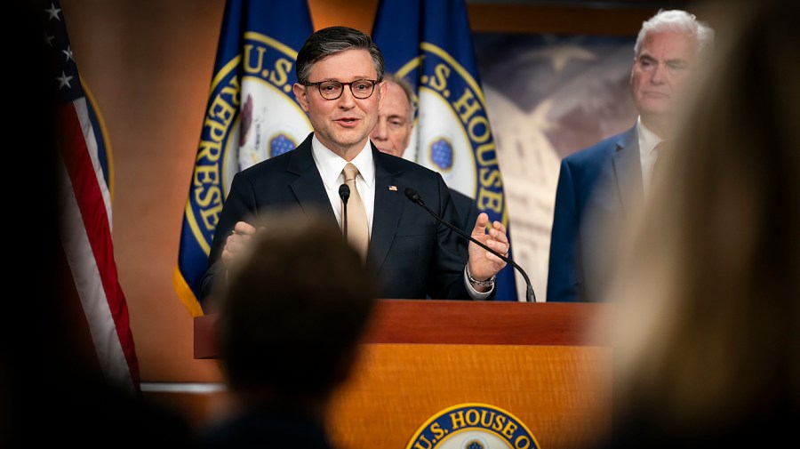 Johnson backs conditions on California fire aid