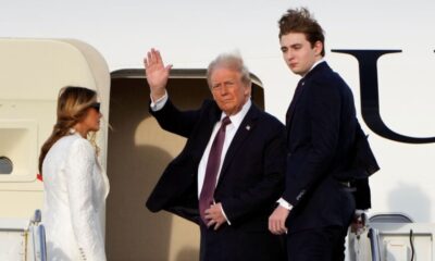 Trump arrives in Washington for inauguration
