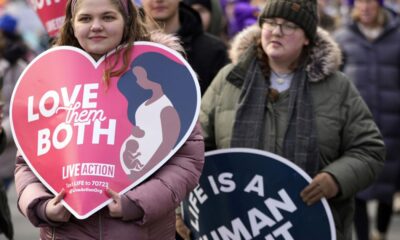 Trump and Vance join March for Life anti-abortion activists in celebrating the movement’s gains