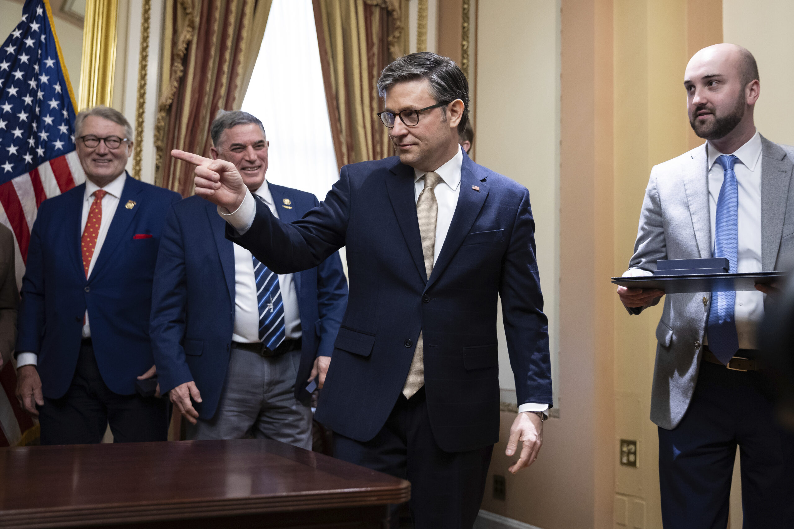 Johnson invites Trump to address Congress on March 4