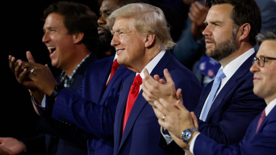 Tucker Carlson’s son joins Vance’s press office