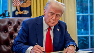 Trump signs executive order prohibiting trans women from playing in womens’ and girls’ sports