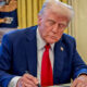 Trump signs executive order prohibiting trans women from playing in womens’ and girls’ sports