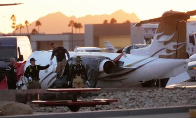 Private jets collide at Scottsdale Airport in Arizona, killing at least 1 person, authorities say