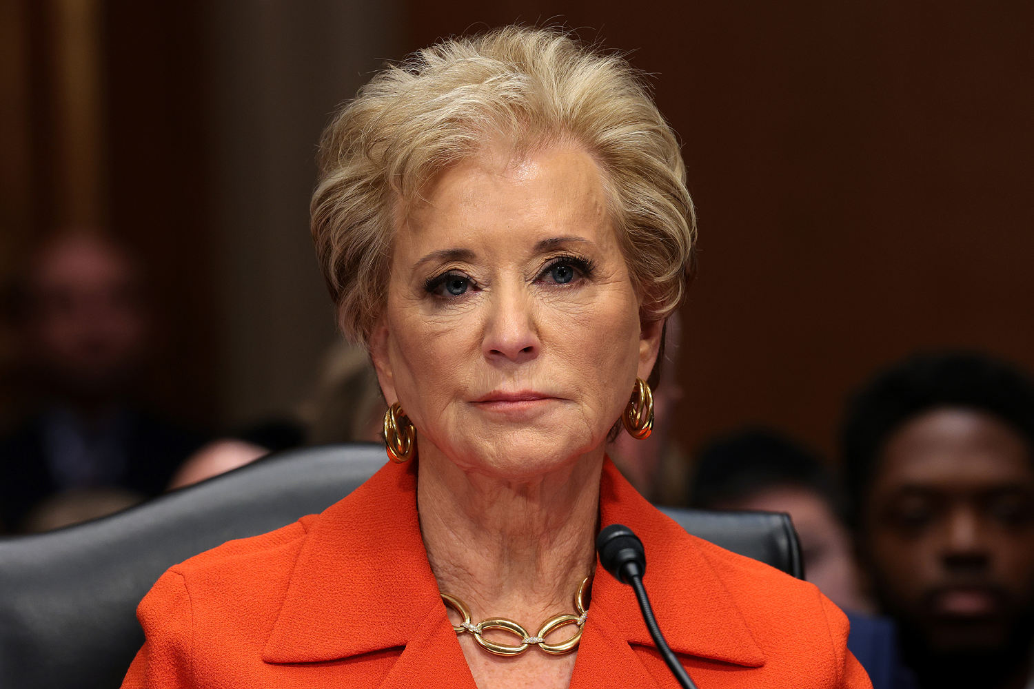 At confirmation hearing, Linda McMahon refuses to say Black history courses will be allowed