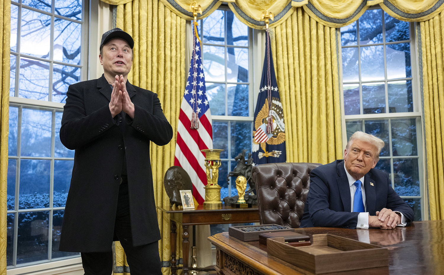 AI video that appeared to show Trump kissing Musk’s feet was screened at HUD headquarters