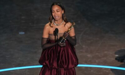 Zoe Saldaña thanks family after first Oscar win: ‘I am a proud child of immigrant parents’