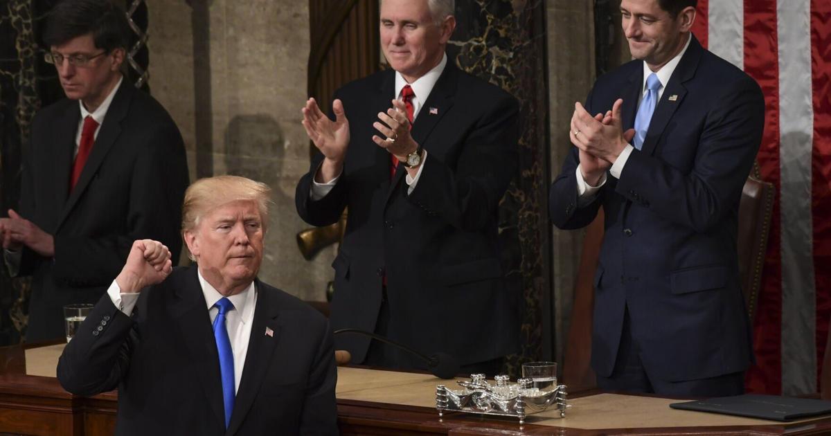 Trump’s speech to Congress comes as he wields vast power almost daring lawmakers, courts to stop him