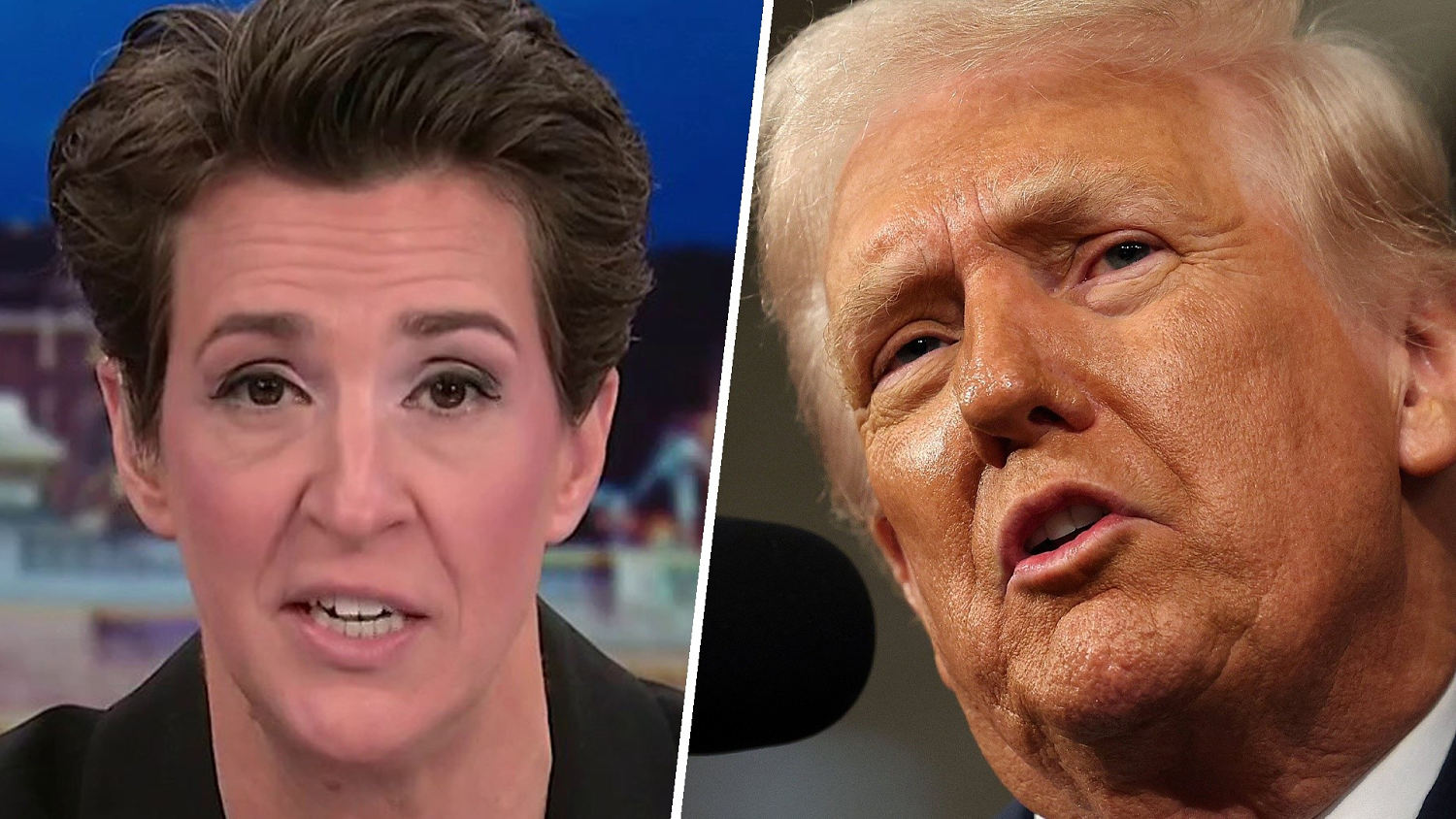 ‘For the record…’: Rachel Maddow sets the record straight on Trump address falsehoods
