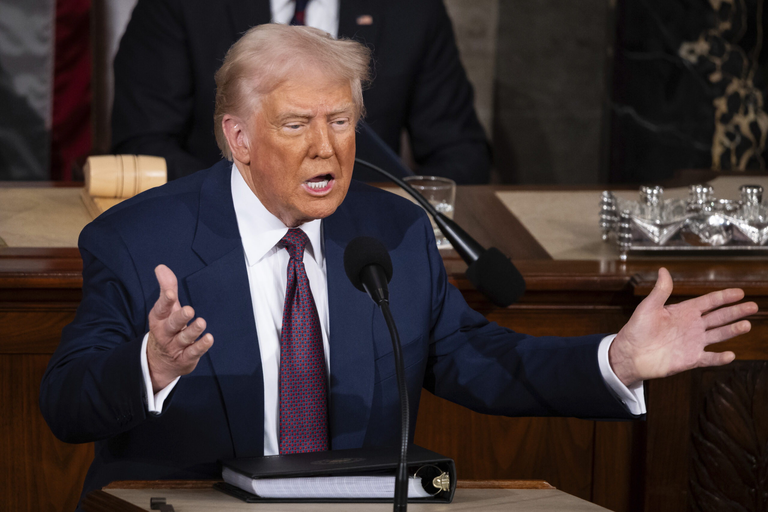 Trump celebrates disruption and defies backlash
