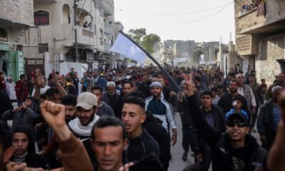 Hundreds in Gaza take to streets to protest Hamas
