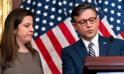 Speaker Johnson meets with Stefanik as tensions linger