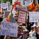 ‘We won’t back down’: Resistance against Trump continues with hundreds of May Day protests