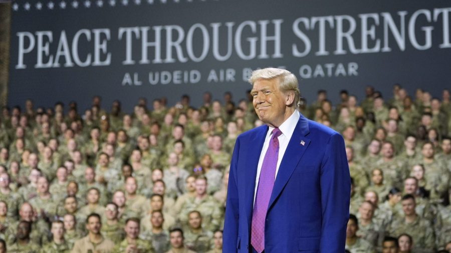 Trump touts investments as he departs Middle East