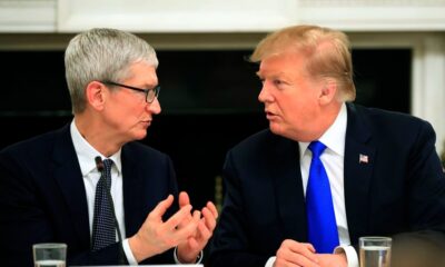 Trump threatens Apple with 25 percent tariffs