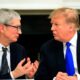Trump threatens Apple with 25 percent tariffs