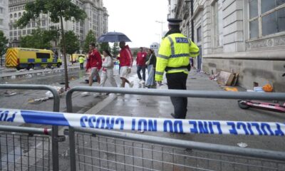 Dozens injured in UK after driver runs through crowd celebrating Liverpool win