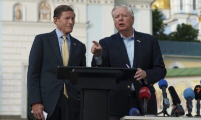 Graham, Blumenthal meet with Zelensky in Ukraine