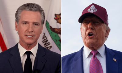 Trump says Newsom should thank him for ‘saving his a—’