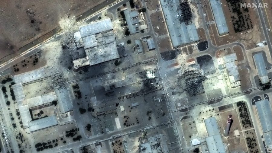 Satellite images show strikes’ impact on Iran nuclear sites