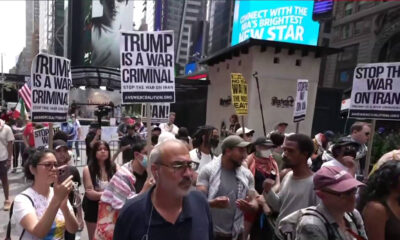 Anti-war protests form in New York City following U.S. strikes in Iran