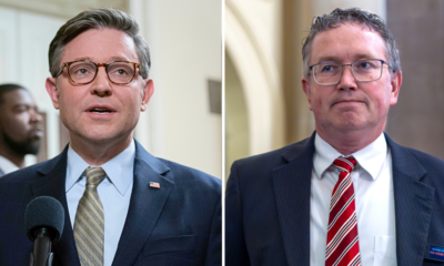 Speaker Johnson stops short of backing Massie for re-election amid Trump feud