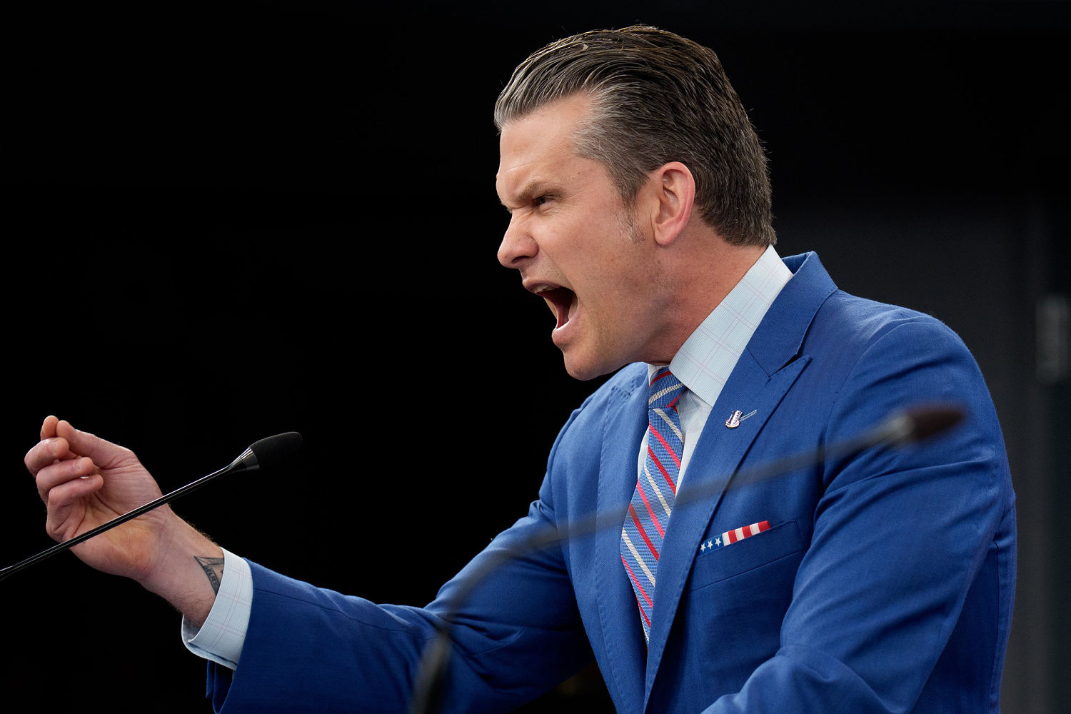 Pete Hegseth’s press conference shows how the Trump administration views the media’s job