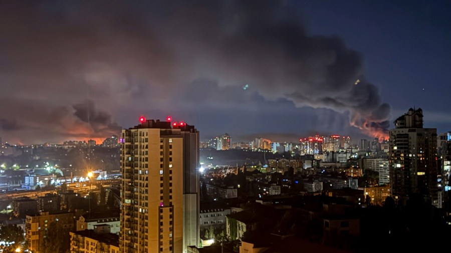 Russia targets Kyiv with largest missile, drone attack of war after Trump, Putin speak