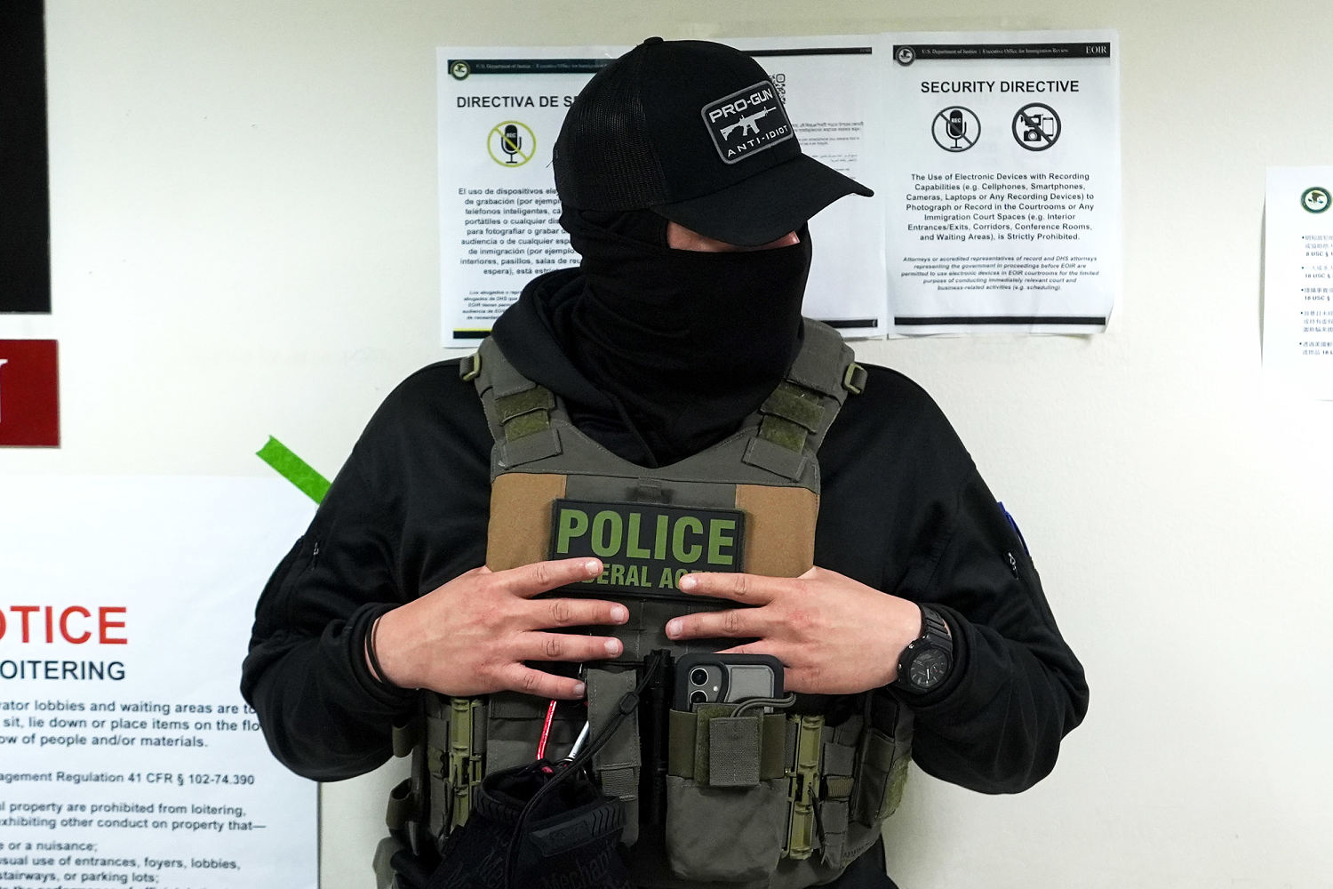 Trump turns debate over masked ICE agents into a ridiculous patriotism test