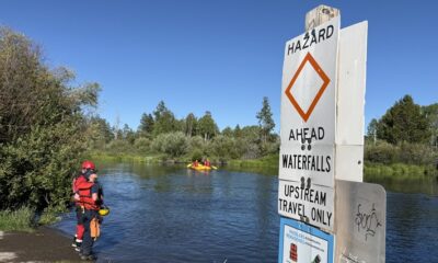 1 dead, 2 missing after 6 go over waterfall in Oregon