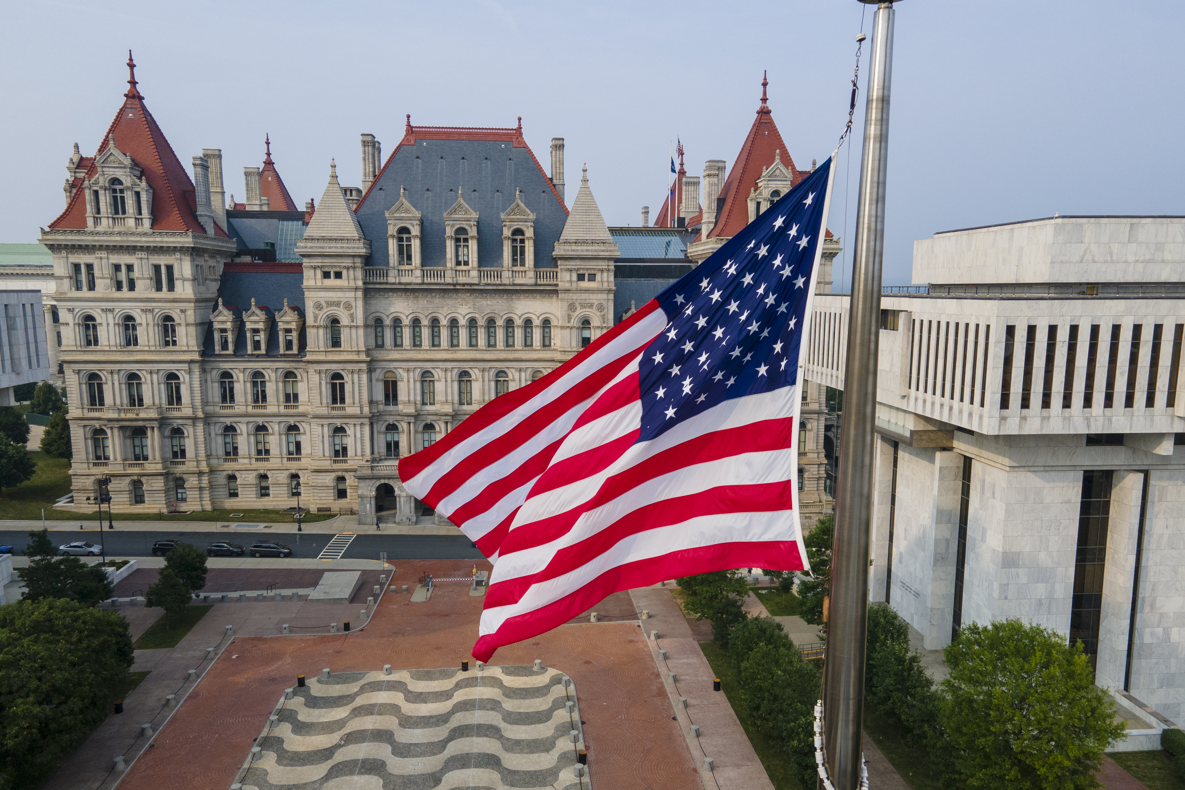 New York Rep. Micah Lasher and Sen. Mike Gianaris unveiled a proposed change to the state constitution to allow for mid-decade redistricting. 