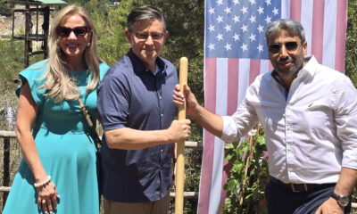 Mike Johnson’s provocative photo op in Israel comes amid outcry over American deaths