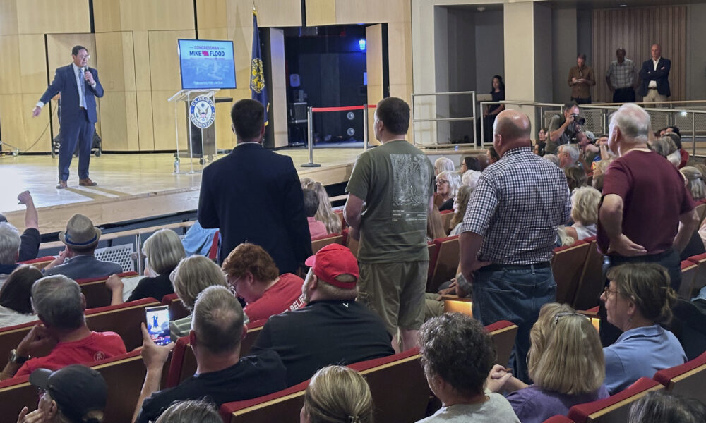 GOP backlash or ‘Democrat op’? Town hall outrage generates split-screen reaction