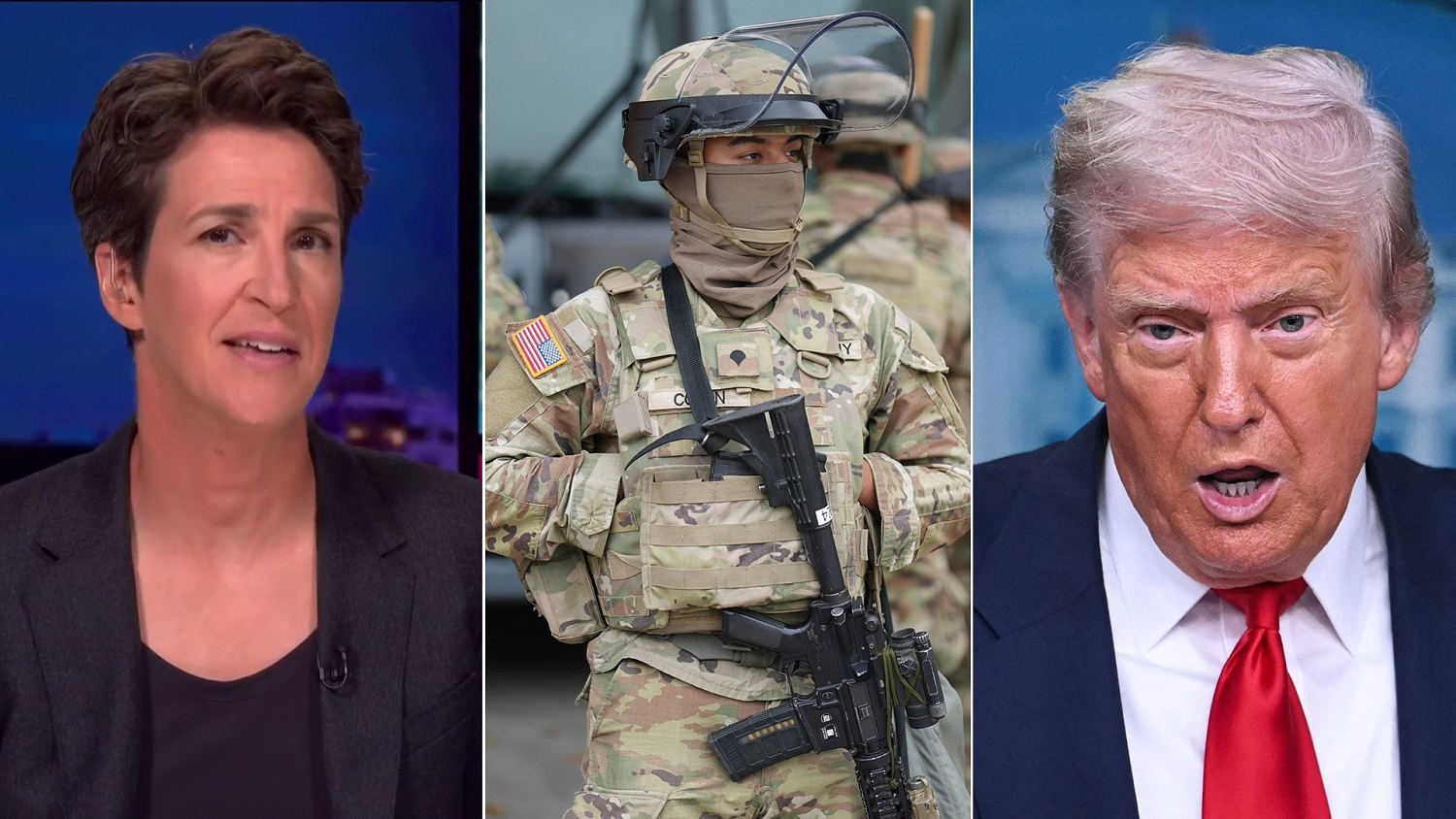 ‘Not about crime’: Maddow cracks open Trump’s real motives in deploying the National Guard to D.C.