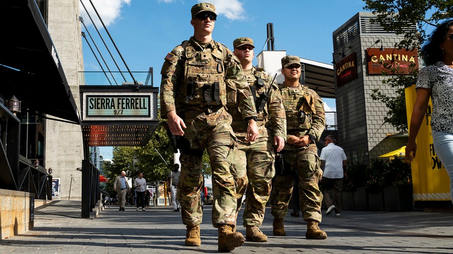 National Guard in DC now picking up trash, working on ‘beautification’