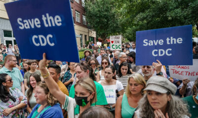 CDC employees walk out to rally in support of ousted leaders