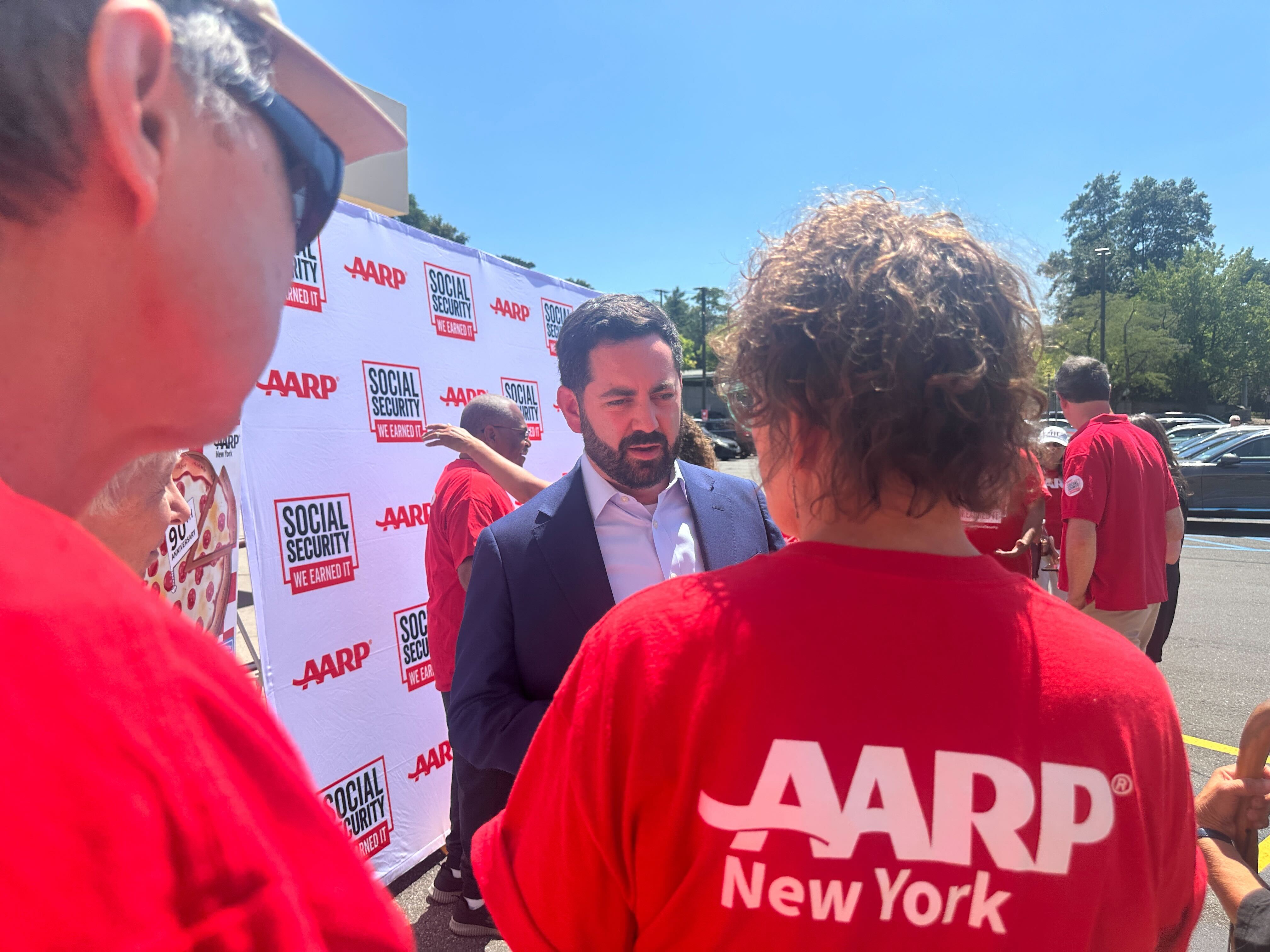 Rep. Mike Lawler joined an AARP event to celebrate Social Security’s 90th anniversary in the Hudson Valley’s Tarrytown. 