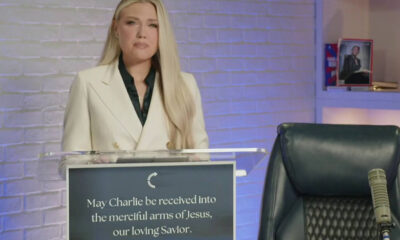 Erika Kirk remembers her husband Charlie Kirk in first public address since his killing