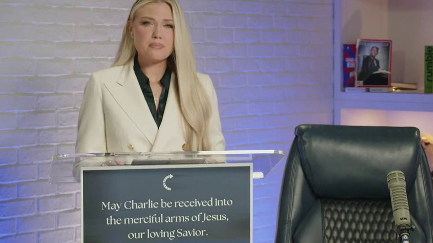 Erika Kirk remembers her husband Charlie Kirk in first public address since his killing