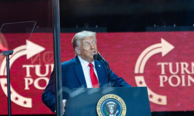 ‘I hate my opponents’: Trump at Charlie Kirk memorial