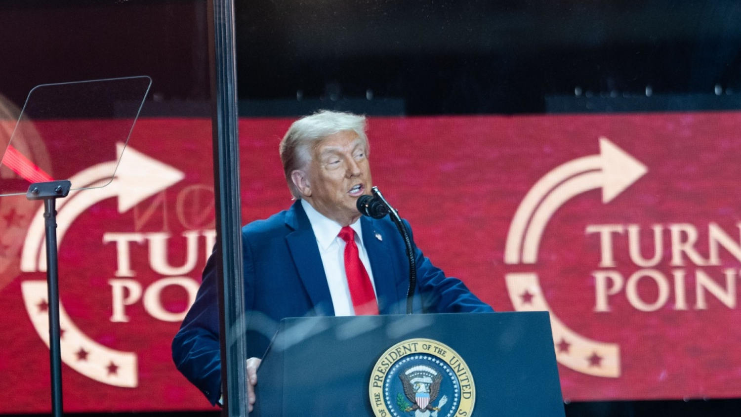 ‘I hate my opponents’: Trump at Charlie Kirk memorial